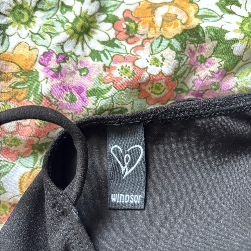 Windsor Black Spaghetti Strap Mini Dress - Picture 3 of 4